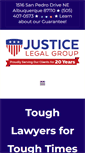 Mobile Screenshot of justicelegalgroup.com